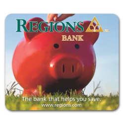 Mouse Pad, Mat With Removable Adhesive Back -  8.25" W x 7.0" H x 0.01" D